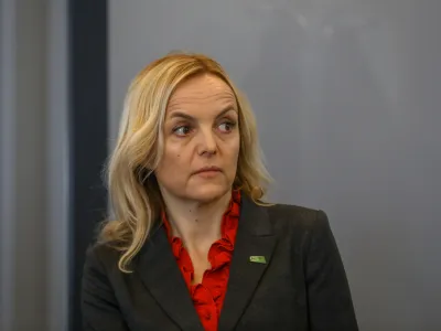 generalna direktorica AmCham Slovenija mag. Aj&scaron;a Vodnik,- 16.01.2020 - Predstavitev partnerstva Slovenije in ko&scaron;arkarskega kluba Dallas Mavericks ter priprave na poslovno konferenco &raquo;Texas feels Slovenia&laquo; - Partnerstvo z NBA klubom Dallas Mavericks na&scaron;ega ko&scaron;arkarja Luke Dončića Sloveniji prina&scaron;a krepitev prepoznavnosti države in njenih izjemnih posameznikov in dosežkov ter gospodarstva in turizma .//FOTO: Luka Cjuha