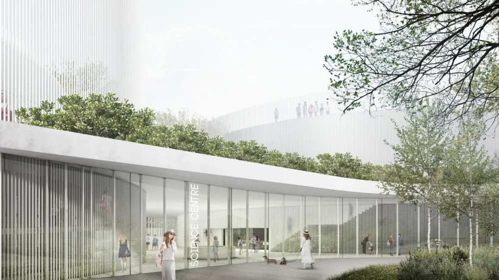 Računsko sodi&scaron;če je v reviziji opozorilo, da ministrstvo za &scaron;olstvo, znanost in &scaron;port ni bilo učinkovito pri realizaciji projekta Center znanosti, ki ga projektirajo Dekleva Gregorič arhitekti. Foto:&nbsp;ministrstvo za &scaron;olstvo, znanost in &scaron;port