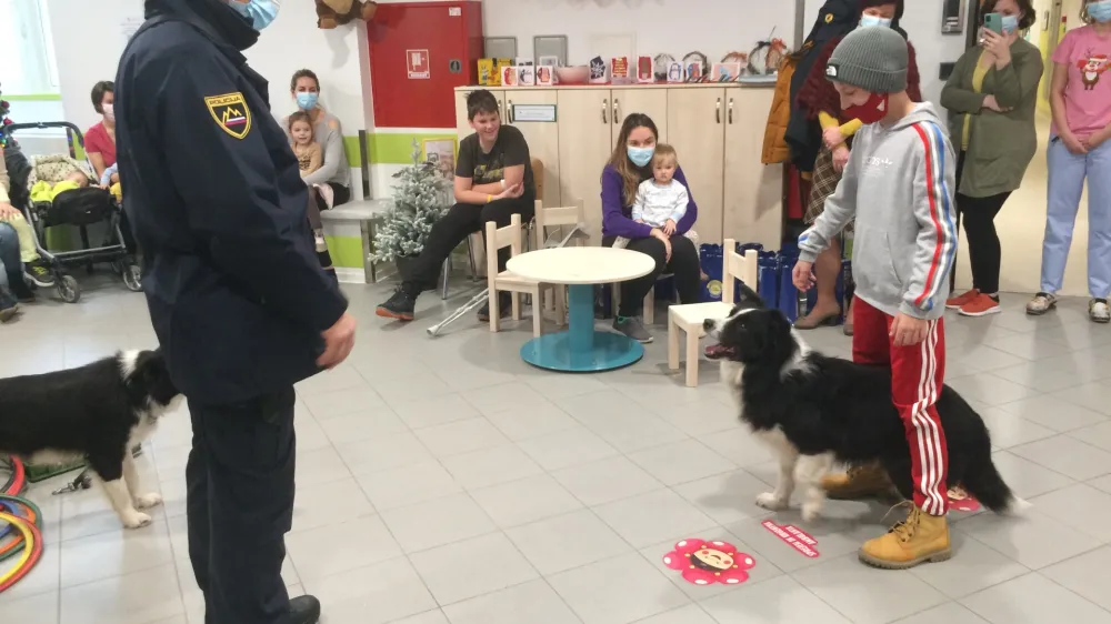 S pomočjo psov, ki v otrocih vzbujajo zanimanje in navdu&scaron;enje, policisti lažje približajo svoje delo tudi najmlaj&scaron;im.