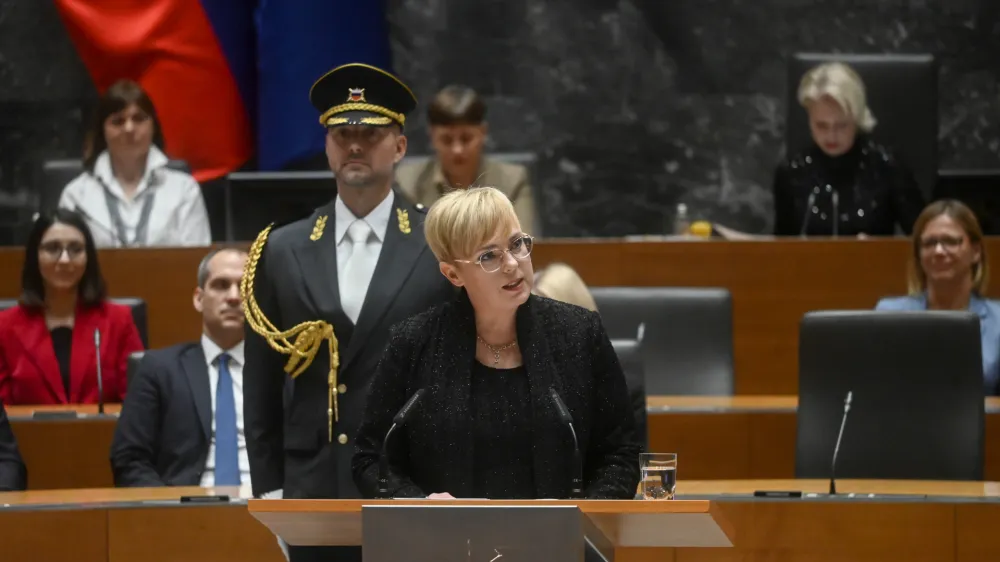 Nata&scaron;a Pirc Musar je prva ženska v zgodovini samostojne Slovenije, ki so ji volilci zaupali petletni predsedni&scaron;ki mandat na čelu države. Foto: Nik Erik Neubauer