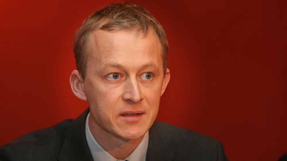 predsednik uprave KAD Borut Jamnik- KAD - Kapitalska družba, d. d., novinarski zajtrk z upravo na kateri so predstavili najpomembnej&scaron;e poslovne dogodke v leto&scaron;njem letu ter nadaljnje aktivnosti in načrte Posebne družbe za podjetni&scaron;ko svetovanje (PDP);///FOTO: Luka CjuhaOPOMBA: ZA OBJAVO V ČASOPISU DNEVNIK