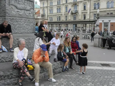 - Ljubljana - - 10.06.2022 - Turizem v Sloveniji &ndash; poletna turistična sezona - turisti - //FOTO: Jaka Gasar