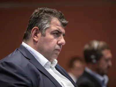 Pavao Vujnovac, lastnik vukovarske skupine Energia naturalis, okrog 15-odstotne lastnice Fortenove grupe.- 09.06.2020 - predstavitev strategije sodelovanja Fortenova Grupa in Mercator s slovenskimi dobavitelji, //Foto: Matjaž Ru&scaron;t