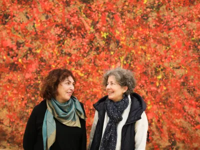 vodja projekta Nada Madžarac (MG+MSUM),vodja projekta Tamara Trček Pečak (ALUO) - 04.01.2023 &ndash; Moderna galerija MG+ - 15. Konservatorska-restavratorska transverzala - razstava Od blizu: Ohranjanje, varovanje in konserviranje-restavriranje del moderne in sodobne umetnosti //FOTO: Bojan Velikonja