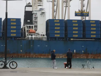 06.01.2023 - Luka Koper, d.d., pristani&scaron;ki in logistični sistem - mednarodno tovorno pristani&scaron;če&nbsp;//FOTO: Luka Cjuha