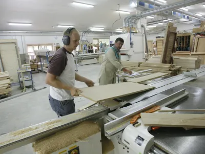 lesna predelovalna industrijaMizarstvo Melu - Luče//FOTO: Tomaž Skale