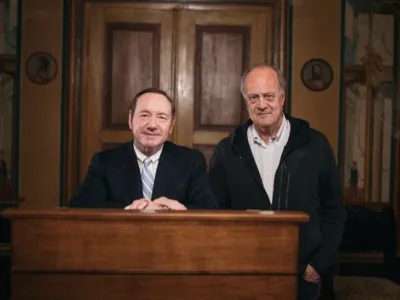 Kevin Spacey (levo) in Jakov Sedlar sta sodelovala pri filmu Bilo je nekoč na Hrva&scaron;kem. F instagram