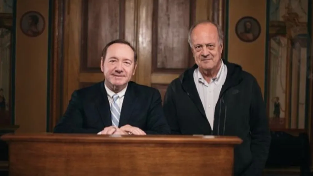 Kevin Spacey (levo) in Jakov Sedlar sta sodelovala pri filmu Bilo je nekoč na Hrva&scaron;kem. F instagram