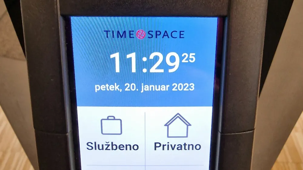 &Scaron;pica, sistem za registracijo prihodov/odhodov iz službe v državni upravi, evidenca delovnega časa