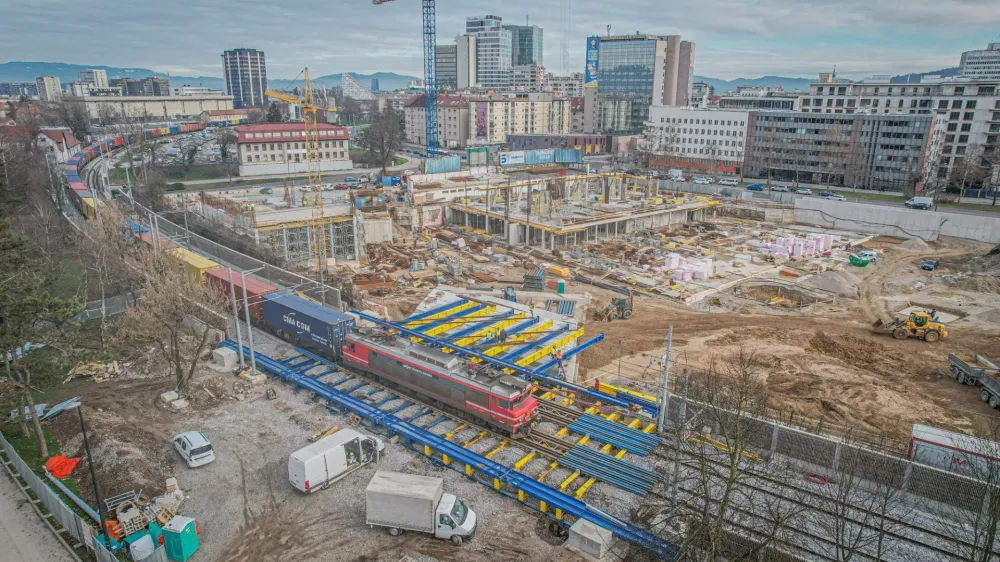 Gradnja Lattermanovega podhoda v Tivoliju