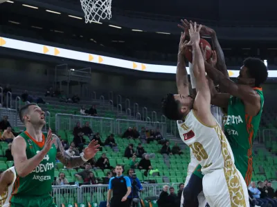 - 01.02.2023 &ndash; ko&scaron;arka - Cedevita Olimpija: Venezia,&nbsp;evropska liga, 13. krog:&nbsp;//FOTO: Bojan Velikonja&nbsp;
