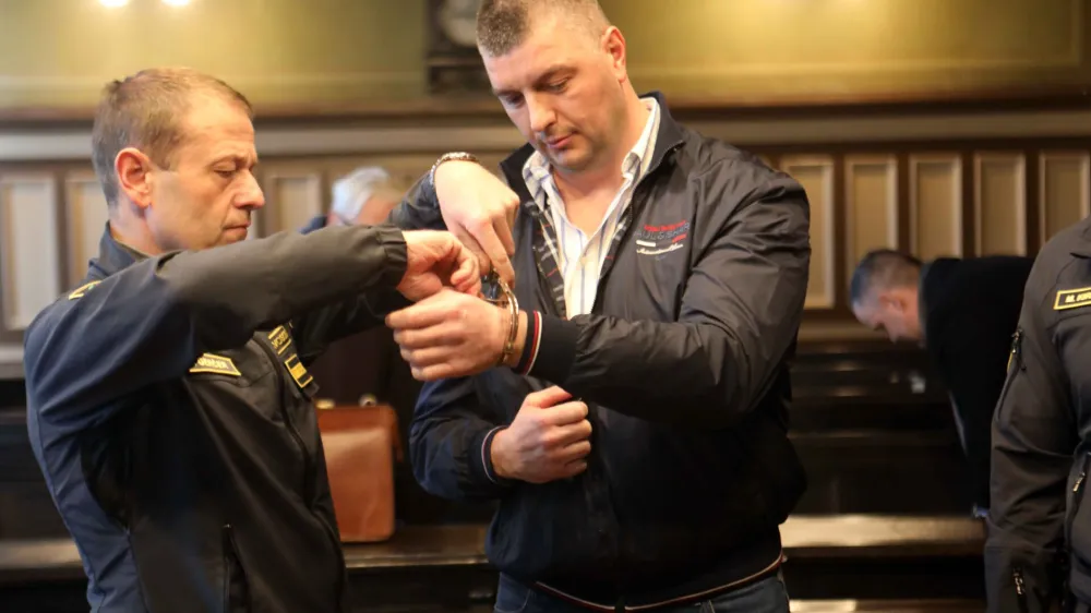 Velibor Lipovac <br><br>- 02.03.2023 &ndash; sojenje Veliborju Lipovcu in skupini soobtoženim - osumljeni trgovanja s prepovedano drogo <br><br>//FOTO: Tomaž Skale<br>