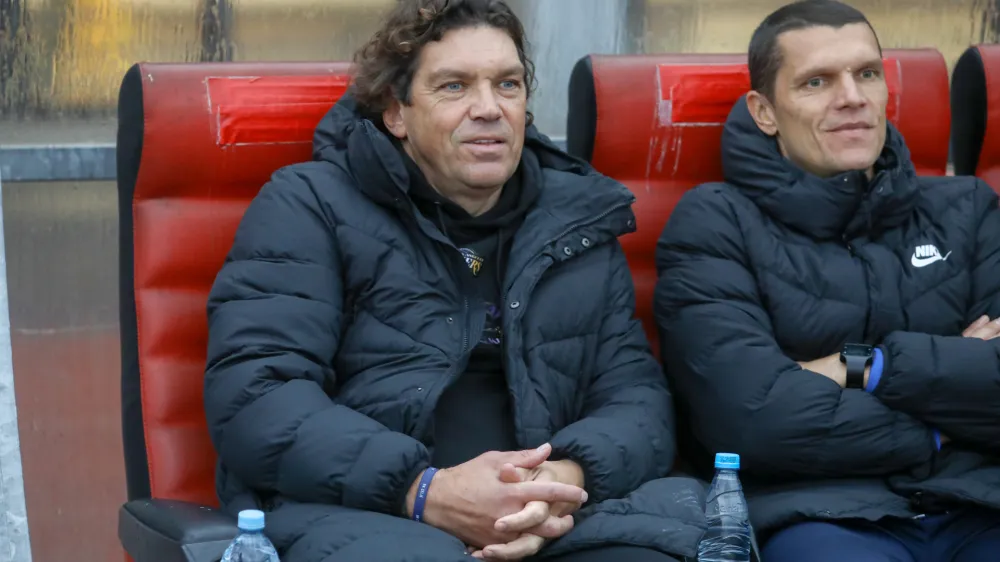 trener Celja Roman PYLYPCHUK- 22.10.2022 &ndash; nogomet - Bravo: Celje, Prva liga Telemacha, 14. krog: //FOTO: Luka Cjuha