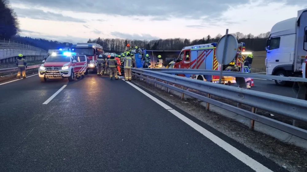 nesreča pomurska avtocesta