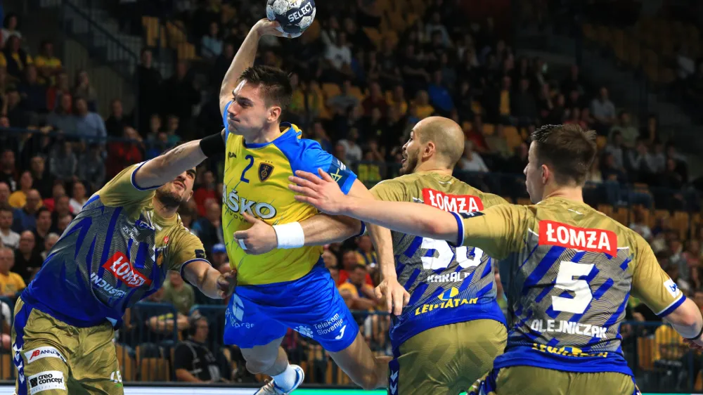 Celje - Dvorana Zlatorog - rokomet - Liga prvakov - RK Celje PL - Kielce - AvtorAndrej Petelin&scaron;ek tilen strmljan