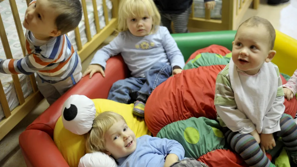 - ilustrativna fotografijapred&scaron;olski otroci, vrtec,   Vrtec Jelka, Glavarjeva ulica 18a za Bežigradom    //FOTO: Tomaž Zajel&scaron;nik