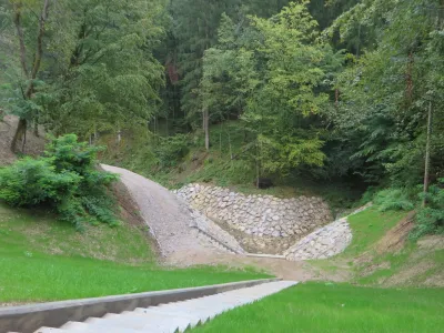 Suhi zadrževalnik v Sv. Tomažu v občini Vojnik