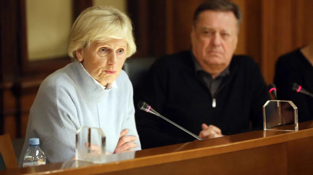 Antonija Poplas Susič, direktorica Zdravstvenega doma ZD Ljubljana<br><br>- 17.01.2023 &ndash; Mestna občina Ljubljana (MOL) - novinarska konferenca ljubljanskega župana Zorana Jankovića, na kateri je predstavil novi vodji oddelka za zdravje in socialno varstvo ter službe za lokalno samoupravo,<br><br>//FOTO: Tomaž Skale<br>