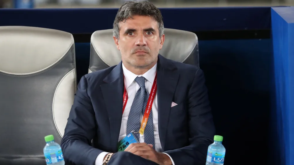 Soccer Football - Club World Cup - Final - Real Madrid v Al Ain - Zayed Sports City Stadium, Abu Dhabi, United Arab Emirates - December 22, 2018 Al-Ain coach Zoran Mamic before the match   REUTERS/Suhaib Salem