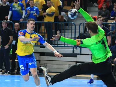 Celje - Dvorana Zlatorog - rokomet - liga prvakov - Celje PL - Barcelona - Tadej Mazej - AvtorAndrej Petelin&scaron;ek