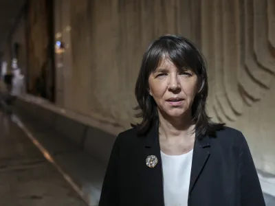 - 13.03.2023 &ndash; Barbara Rogelj, vodja kulturnovzgojnih in humanističnih programov / pomočnica direktorice kulturno-umetni&scaron;kega programa CD &ndash; Cankarjev dom, predsednica strokovnega sveta Cankarjevega doma //FOTO: Jaka Gasar