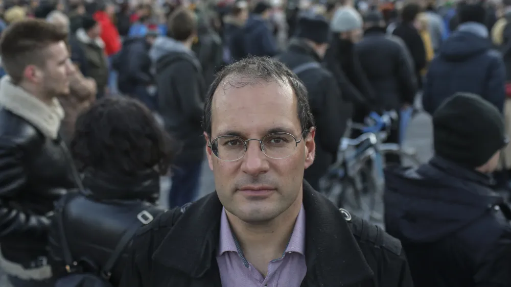 - 01.03.2022 - Doc. dr. Gorazd Kovačič, sociolog - predstojnik oddelka za sociologijo na Filozofski fakulteti v Ljubljani, predsednik Visoko&scaron;olskega sindikata Slovenije<br><br><br>/FOTO: Jaka Gasar<br>OPOMBA: INTERVJU ZA OBJEKTIV 2022