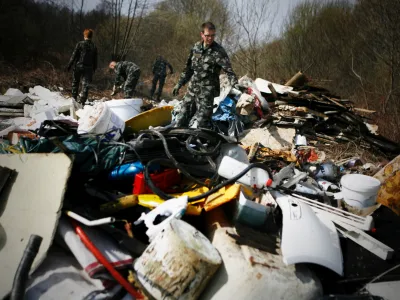 Čistilna akcija Očistimo SlovenijoBarje//Foto: Bojan Velikonja