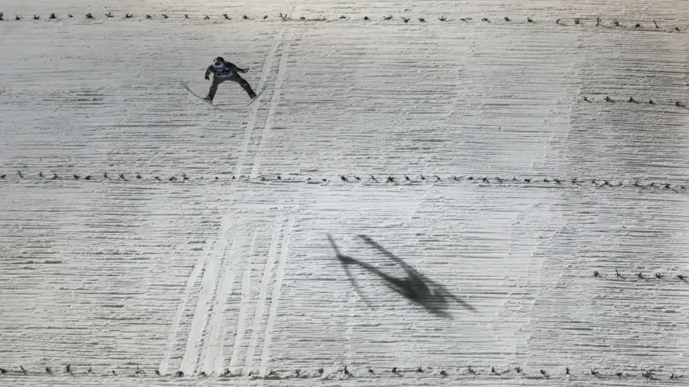 - Halvor Egner Granerud- Smučarski skoki za mo&scaron;ke na srednji skakalnici.- 25.02.2023 - 43. Svetovno prvenstvo v nordijskem smučanju PLANICA 2023 - največji &scaron;portni dogodek v zgodovini Slovenije, //FOTO: Bojan Velikonja