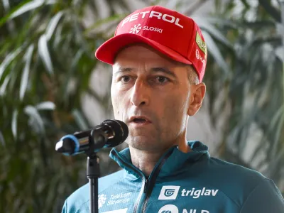 Tomas Globočnik, vodja panoge biatlon- 23.11.2022 - mo&scaron;ka in ženska biatlonska reprezentanca pred bližnjim začetkom nove tekmovalne sezone in svetovnega pokala. //FOTO: Nik Erik Neubauer