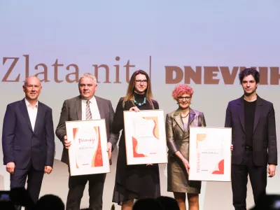 - 30.03.2023 -&nbsp;Zlata nit&nbsp;2023 - medijsko-raziskovalni projekt časnika Dnevnik -&nbsp;izbor najbolj&scaron;ih zaposlovalcev &ndash; zaključni dogodek -&nbsp;//FOTO: Bojan Velikonja
