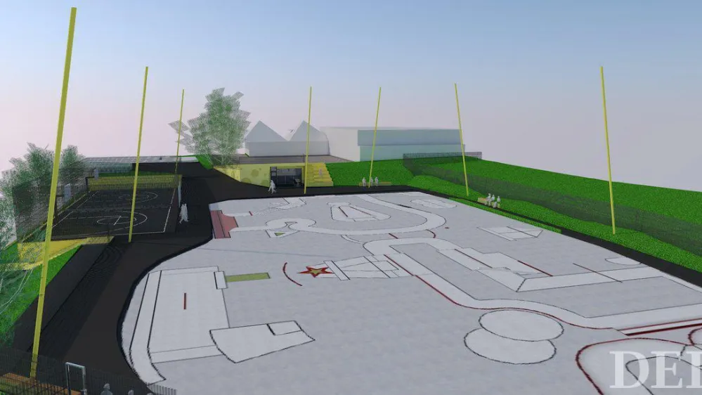 Skate park Velenje render