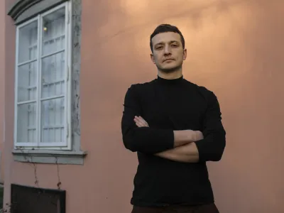 Nik Erik Neubauer, vizualni umetnik in fotograf Foto: Jaka Gasar