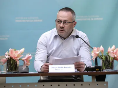 Danijel Be&scaron;ič Loredan, minister za zdravje - 13.03.2023 &ndash; novinarska konferenca ministra za zdravje Danijela Be&scaron;iča Loredana, na kateri se je odzval na aktualne tematike na področju zdravstva //FOTO: Jaka Gasar