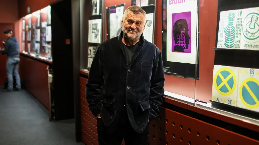 Rajko Grlić, hrva&scaron;ki režiser in scenarist, ter profesor teorije filma na univerzi v Ohio- ju ZDA.10.11.2022. - Predstavitev slovenskega prevoda avtobiografske knjige Rajka Grlića z naslovom &Scaron;e ne povedane zgodbe, ki bo iz&scaron;la v založni&scaron;tvu Slovenske kinoteke, in pogovor z avtorjem