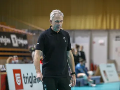trener odbojkaric Branika Bruno Najdič- 21.12.2021 &ndash; odbojka &ndash; OK Branik: Calcit Volley, zaključni turnir slovenskega pokala, ženske: finale: //FOTO: Luka Cjuha.