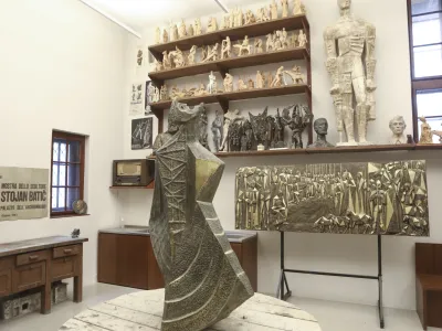 V spominskem ateljeju Stojana Batiča se je mogoče neposredno srečati s kulturno dedi&scaron;čino.&nbsp;