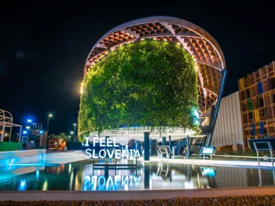 Slovenski paviljon na Expu 2020 v Dubaju