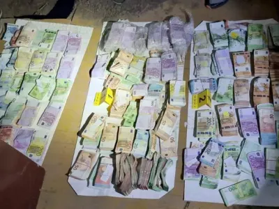 Samo na eni lokaciji je srbska policija v plastičnih sodih na&scaron;la 2,7 milijona evrov v gotovini. 