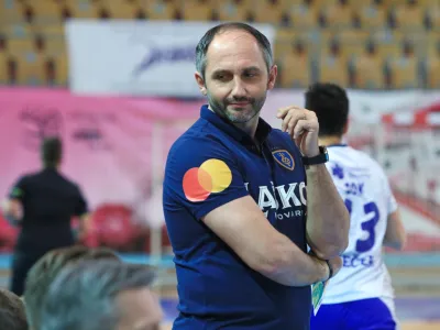 Maribor - Dvorana Lukna - &Scaron;port - Rokomet - Maribor Branik - Celje Pivovarna La&scaron;ko - Portret - trener CPL Alem Toskić - - Avtor: Andrej Petelin&scaron;ek