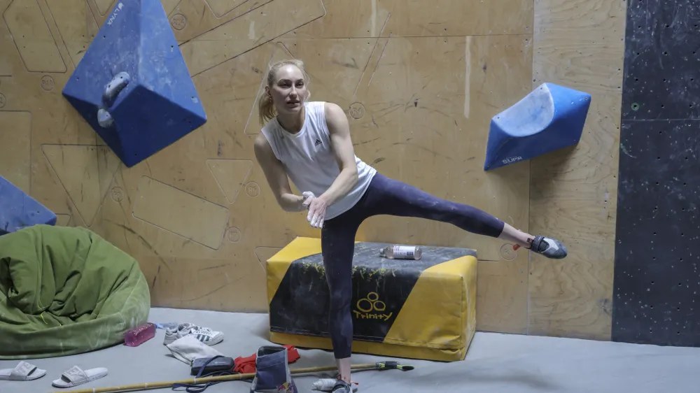 - 15.05.2023 - Janja Garnbret, &scaron;portna plezalka, //FOTO: Jaka Gasar