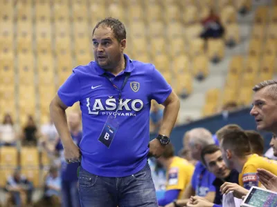 trener RK Celje PL Branko Tam&scaron;e - 16.09.2018 &ndash; rokomet - Celje PL &ndash; Skjern, evropsla liga prvakov, skupina B - 1. krog //FOTO: Luka Cjuha.