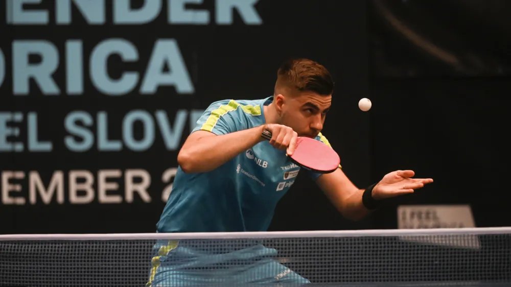Darko Jorgić <br><br>- 03.11.2022 &ndash; namizni tenis &ndash; mednarodni turnir WTT Contender v Novi Gorici - odprto prvenstvo Slovenije -<br><br> <br><br>//FOTO: Nik Erik Neubauer