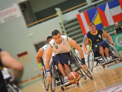 Milan Slapničar ko&scaron;arka na vozičkih