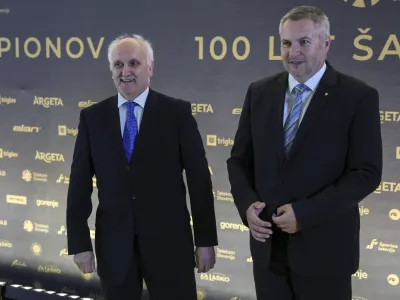 Dejan Židan- 09.05.2023 &ndash; slavnostni dogodek ob 100. obletnici delovanja Smučarske zveze Slovenije s podelitvijo nagrad najbolj&scaron;im &scaron;portnikom pretekle sezone; //FOTO: Jaka Gasar