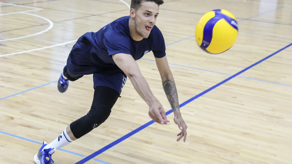 - 08.05.2023 &ndash; mo&scaron;ka odbojkarska reprezentanca - priprave za nastop v svetovni ligi narodov &ndash; trening - //FOTO: Jaka Gasar