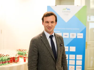 Primož Fegu&scaron;, predsednik Atletske zvez Slovenije.<br><br>- 16.12.2022 &ndash; 51. Volilna skup&scaron;čina OKS &ndash; Z&Scaron;Z, Olimpijski komite Slovenije - Združenje &scaron;portnih zvez - volitve predsednika OKS - glasovali o novem vodstvu med kandidati Tomažem Barado, Franjom Bobincem in Janezom Sodržnikom &ndash; <br><br>//FOTO: Bojan Velikonja