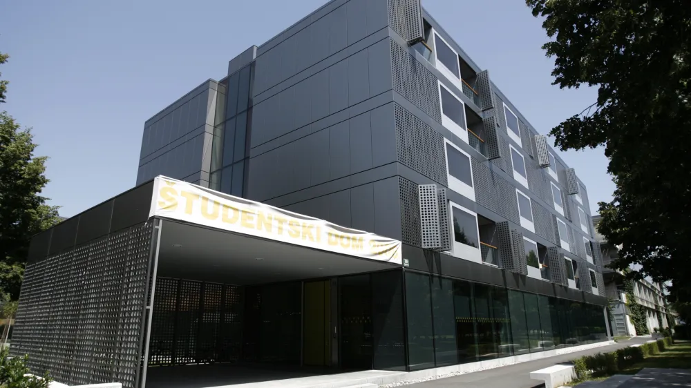 &Scaron;tudentski dom Poljane, objekt sta projektirala arhitekta Bevk Perovič, //FOTO: Jaka Adamič<br>OPOMBA: ZA OBJAVOV DNEVNIKOVEM OBJEKTIVU