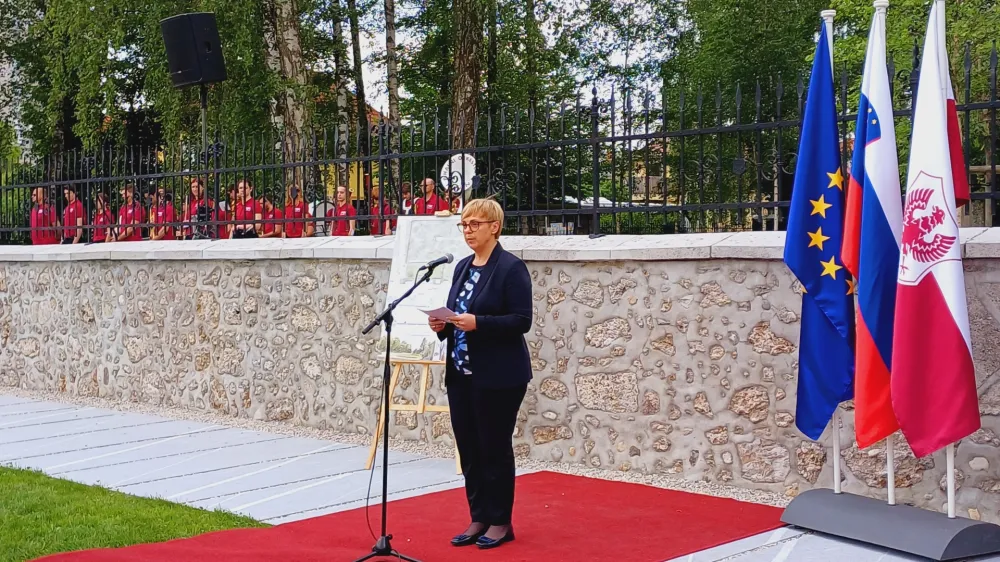 Slavnostni nagovor je imela predsednica Republike Slovenije Nata&scaron;a Pirc Musar, ki je tudi častna pokroviteljica projekta.