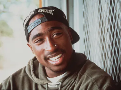 ** FILE **Rap musician Tupac Shakur shown in this 1993 file photo. Shakur died on Sept. 13, 1996, the victim of a drive-by shooting. (AP Photo/FILE)