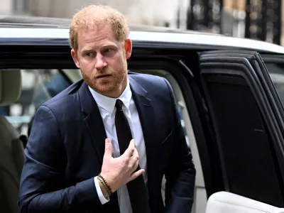 Britain's Prince Harry, Duke of Sussex arrives at the Rolls Building of the High Court in London, Britain June 6, 2023. REUTERS/Toby Melville   TPX IMAGES OF THE DAY